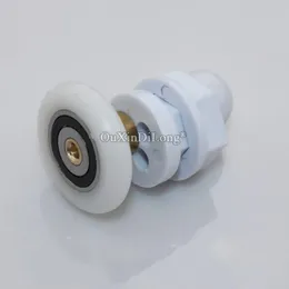 Marca 8 peças rolos de porta de banheiro de chuveiro polias mudo rodas de nylon corredores diâmetro 19mm 23mm 25mm 27mm outro hardware294t