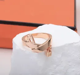 Luxury Jewelry Classic New High Grade Knot Set Diamond Plated Gold Ring