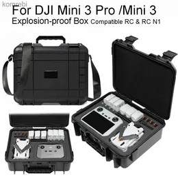 Droni per DJI Mini 3 scatola di immagazzinaggio valigia portatile guscio rigido per DJI Mini 3 Pro scatola portatile a prova di esplosione 24313