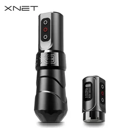 XNET FLUX MAX Wireless Tattoo Machine Rotaty Pen Coreless Motor 2400mAh Battery Capacity LED Digital Display for Artist 240311