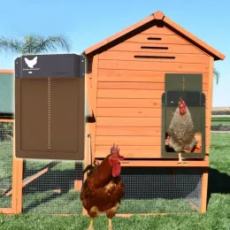 Accessories Automatic Chicken Coop Door Opener Night And Morning Delay Chicken Coop Door Practical Chicken Pets Duck Cages Door
