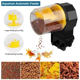 Feeders Automatic Aquarium Intelligent Fish Feeder Adjustable Clamp Base Fish Food Timer Dispenser Auto Feeding for Small Fish