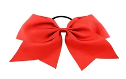 10 pz196 colori 8 pollici ragazze cheerleading fiocco per capelli nastro in grosgrain cheer bow fascia elastica coda di cavallo supporto per capelli per ragazza fascia per capelli3589731