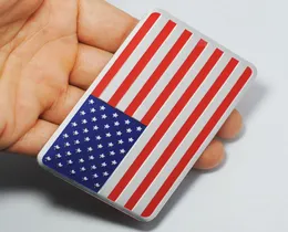 Metalowa naklejka na naklejkę amerykańską flagową naklejki samochodowe JDM Auto Naklezywa i naklejki