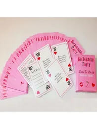 Hen Party Bachelorette Party Dare Cards Bride Team för att vara Party Game Girls Out Night Prop Drinking Game Cards5443048