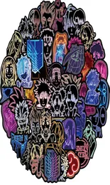 50 Stück Neon-Anime-Aufkleber, nicht zufällig, für Auto, Fahrrad, Gepäck, Aufkleber, Laptop, Skateboard, Motor, Wasserflasche, Snowboard, Wandaufkleber, Kinder, 9162110