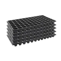 Lids Gardening Tool Tray With Drain Holes Plant Germination Rectangle Home Garden Indoor Mini Propagator 72 Cells Greenhouse