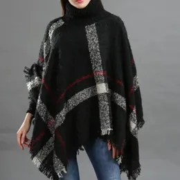 ladies' cloaks collar collar warmth loose fringed cloak shawl fashion warmth and skin care267g