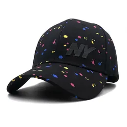 Nowe swobodne czapki baseballowe Hasbback Hats Men Men NY NY Haft hokej czapka do gorras print graffiti unisex cap244k