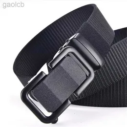 أحزمة NYLON Automatic Buckle Men Men Belt Tooling جينز اللون Canvas Weistband جودة عالية الحزام غير الرسمي Men Ldd24313