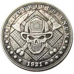 HB90 Hobo Morgan Dollar Skull Zombie Skeleton Copy Coins Brass Craft Ornaments Home Decoration Accsories288J
