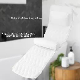 Cuscino di lusso per tutto il corpo Cuscino da bagno Cuscino per vasca con 14 ventose 3D Air Mesh adatto a qualsiasi vasca