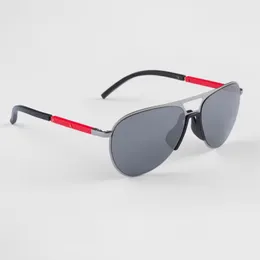 Yeni tasarımcı erkek kadın gözlükleri lens güneş gözlüğü adumbral gözlük UV400 gözlük klasik marka gözlükler erkek metal çerçeve pra linea rossa aktif güneş gözlüğü SPS51X