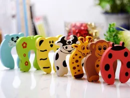 New Care Child kids Baby Animal Cartoon Jammers Stop Door stopper holder lock Safety Guard Finger 7 styles8910410