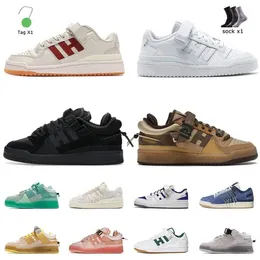 2023 Scarpe da esterno Forum Low X Bad Bunny Mens Women Luxury Running Pink Pinkle Ogg Brown Torna a scuola Equipaggio Grigio Grey Green Green Suns Sneakers JJ 3.13