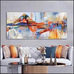 Aquarell Sexy Frau Körper Ölgemälde auf Leinwand Colorf abstrakte Wandkunst für Wohnzimmer Home Decor Lord Buddha Bilder Drop De235I