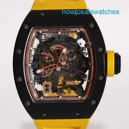 Heyecan verici bilek saat özel kol saatleri rm watch rm030 makine rm030 sınırlı sayıda 42*50mm rm030 karbon altın iç çerçeve sınırlı sayıda