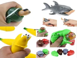Fidget brinquedos sensoriais mordendo perna squeeze elástico alívio do estresse tartaruga dinossauro bolhas música unzip presente criativo surpresa fi7593828