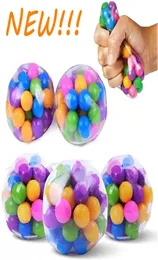 Novo brinquedo dna bolas de estresse bola colorida autismo humor aperto alívio saudável engraçado gadget ventilação brinquedo crianças presente natal whole6246377