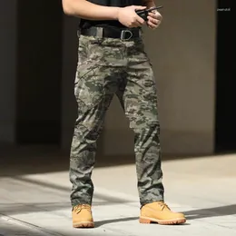 Männer Hosen Männer Im Freien Militär Multi Taschen Elastische Taktische Hose Wasserdicht Plus Größe Casual Cargo Hosen Kleidung