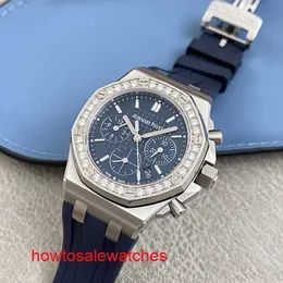 Exciting Watch AP Exclusive Watch Royal Oak Offshore Series 26231ST Precision Steel Blue Plate Womens Fashion Leisure Business Sports Machinery Watch