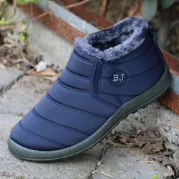 2023 Winter Warm Soft Sole Waterproof Old Beijing Shoes Mao Kou Er Cotton Handmade Snow Boots 35-47