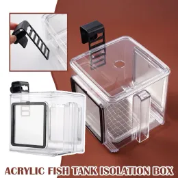 Tanks Aquarium Acryl Aquarium Züchter Box Isolation Box Inkubation Raum Spawning Zier Box Zucht Pneumatische K0C8