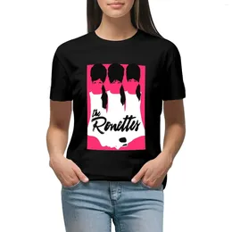 Kadın Polos Müzik Vintage Retro The Ronettes Merch Hediyeleri Herkes için T-Shirt Hippi Giysileri Tees Moda Kadın Bluz 2024