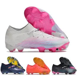 Soccer Shoes Future 7 Ultimate FG AG Cleats Blue Eclipse Pursuit Fast White Ultra Orange Creativity Team Violet Astronaut Football Boots