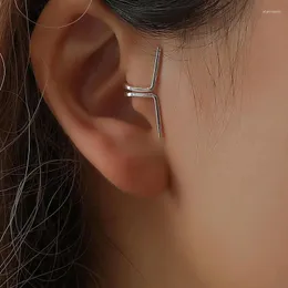 Rücken Ohrringe 1PC Einfache Geometrische Ohr Manschette Kein Piercing Knorpel Clip Ohrring Für Frauen Punk Vintage-Schmuck Party Zubehör