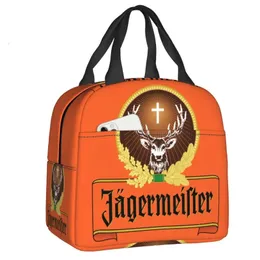 Jagermeister isolado lancheira para escola escritório resuável caixa térmica refrigerador mulheres crianças recipiente de alimentos sacolas 240226