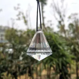 الثريا كريستال 1pcs prism الكرة الماس قلادة شنقا Suncatcher الإضاءة الخرز قطع الغيار ديكور المنزل زخرفة الشمس