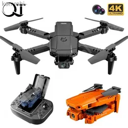 ドローンQJ 2022 NEW L702 MINI RC DRONE 4K Professional Dual HD Camera 2.4G One-Key Return Altitude Holding 360ロール折りたたみ式クアッドコプター24313