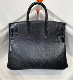 حقيبة مصممة حقيبة يد العلامة التجارية ، حقيبة فاخرة 25 سم تيلز حقيقية السحلية البشرة المصنوعة يدويًا تمامًا العديد من الألوان بالجملة شحن مجاني