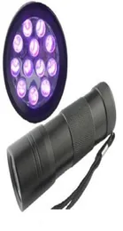 2021 EPACKET12 LED Ultra Violet UV Lamp Light Torch Flashlight for Currency Detection4 Color6887672