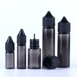 Bottle Chubby Gorilla Black Pen PET Unicorn 15ml 30ml 60ml 100ml 120ml With Tamper Evident Caps For E Liquid Vape Juice Plastic