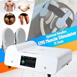 2024 EMS-Massage-Körperformungsmaschine 2 Griffe Emslim Neo RF Elektromagnetischer Muskelaufbau-Stimulator Fokussierter schöner Muskelaufbau Fettentfernung Po-Lift