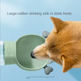 تغذية الكلب في الهواء الطلق كات الحيوانات الأليفة نافورة الشرب وعاء الملحقات المحمولة منتج السفر التلقائي لوازم موزع الأعلاف الغذائية