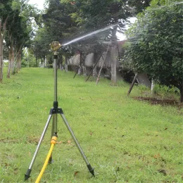 Kit treppiede irrigatore a impulso pulsante telescopico irrigazione prato cortile e giardino