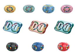 Divertente puzzle giocattolo con palla rotante piccoli cubi magici fagiolo punta delle dita antistress mini giocattoli rotanti giroscopio apprendimento educativo per bambini9929050