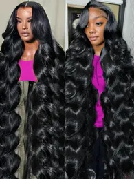 Rosabeauty 250 ٪ Full HD Lace Wig 13x6 Human Hair Precpared Prevuced Body Wave Lace Frontal 30 40 42 Inch Lace Pront