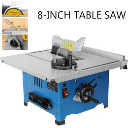 Zaagmachines Sega circolare per legno da 8 pollici 1800w Sega da tavolo elettrica antipolvere per la lavorazione del legno Sega da tavolo di precisione multifunzione M1ydhk210b