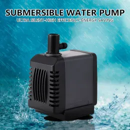 펌프 새로운 220240V 5W25W Ultraquiet Submersible Water Fountain Pump 필터 어류 연못 수족관 수 펌프 탱크 정원 분수