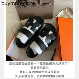 SHYPRES Slippers 7A صندل جلدي أصلي أعالي للأزواج للأزواج الصيفية الغزلان جلد قبيح ولطيف فيلكرو foro1zo