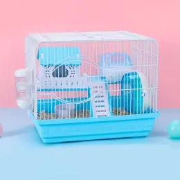 Käfige Haustier-Hamsterkäfig, belüftet, extra großer Raum, Villa, geeignet für Hamster, Meerschweinchen, Kleintiere, Futtermittel, Haustierprodukte