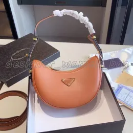 Arque läder axelväska designer väskor utsmyckade plånbok handväska totes lyx halvmåne pradhandbag cross body designers koppling