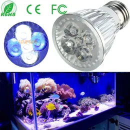 Iluminações 15w/21w/54 iluminação de aquário de água salgada de água doce aquários de recife marinho luzes do tanque de peixes coral crescer plantas aquáticas e27 luz led