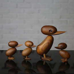 The Danish puppet woodcarving classic creative Home Furnishing ornaments small duck soft decoration housing study desktop decora T248l
