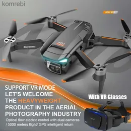 Drones AE10 Drones 8K GPS 90 Adjustable Camera Brushless Motor Folding MINI Drone With VR Aerial Photography Quadcopter RC Helicopter 24313