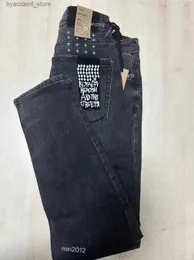 Jeans da uomo Designer Ksubi Early Spring Ksubi Uomo Casubi Jeans aderenti aderenti elastici a vita media junan L240313